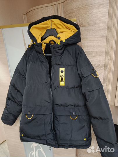 Мужская новая зимняя куртка пуховик c 2XL до 8XL