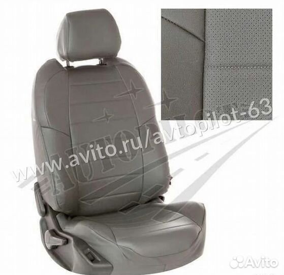 Чехлы из экокожи на Рено Логан Renault logan 2