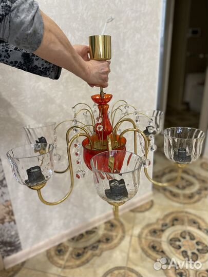 Хрустальная люстра СССР