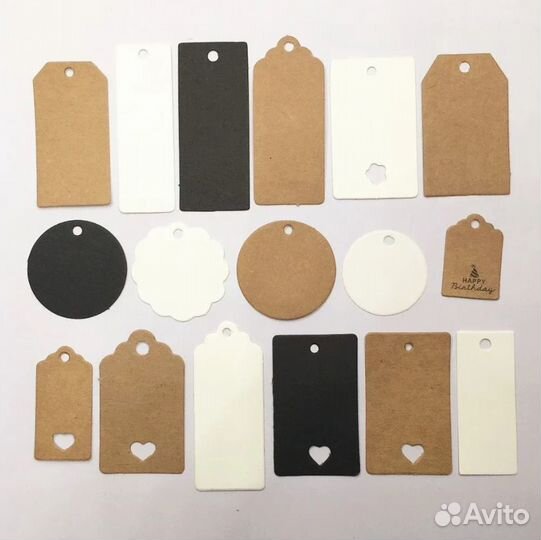 Картонные бирки