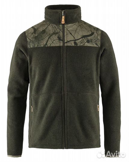 Флисовая Куртка Fjällräven Lapland Камуфляжно-Зеле