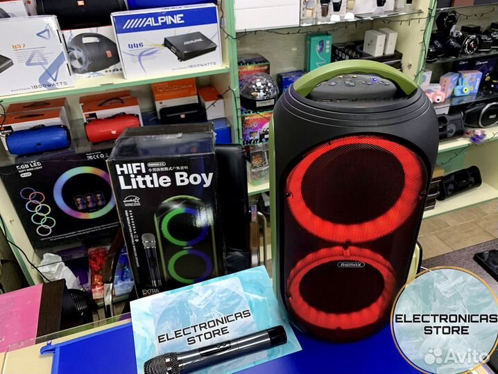 Блютуз Колонка Большая Remax RB-X9 Опт Розница