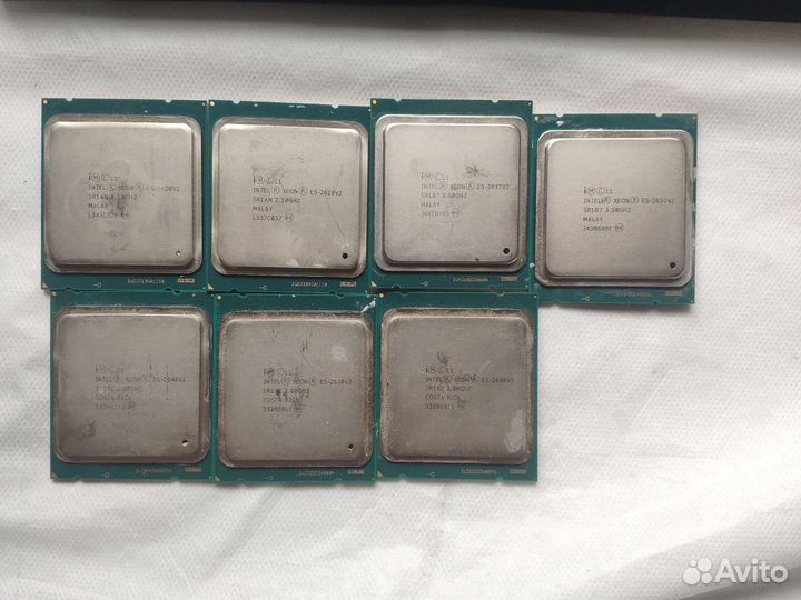 Процессор intel xeon E5 2620v2,2637v2,2640v2