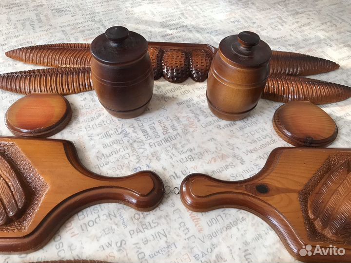 Подарок для кухни из дерева ручной работы