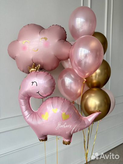 Гелиевые и воздушные шарики с надписями