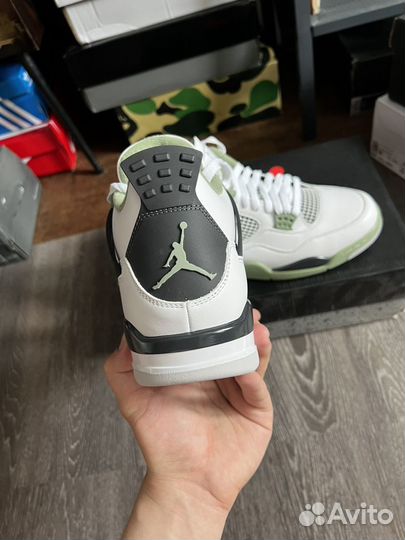 Кроссовки Nike Air Jordan 4 Oil Green оригинал