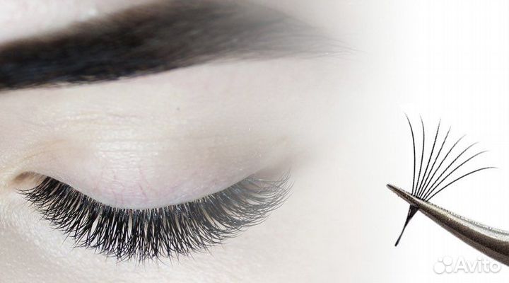 Готовые пучки для наращивания ресниц