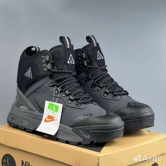 Nike ACG Zoom Gaiadome Gore-Tex Grey с Мехом