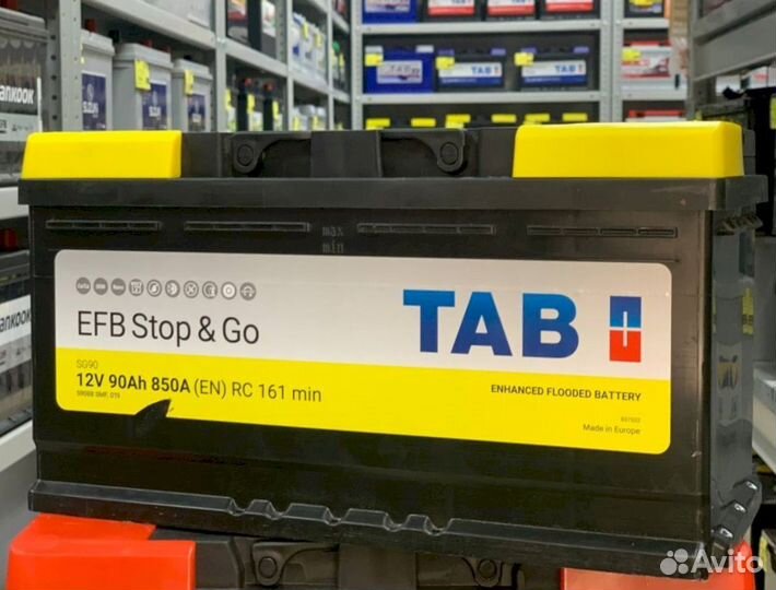 Аккумулятор новый TAB EFB stop&GO 90 Ач