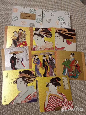 Набор подставок в стиле Укиё-э, Япония
