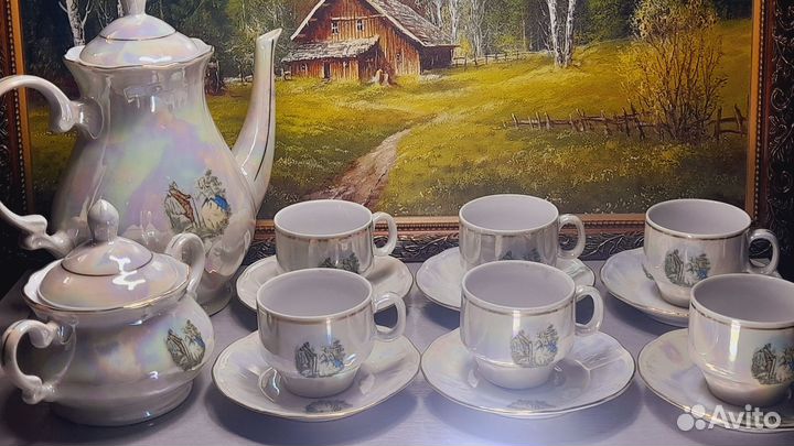 Сервиз кофейный Югославия Мадонна