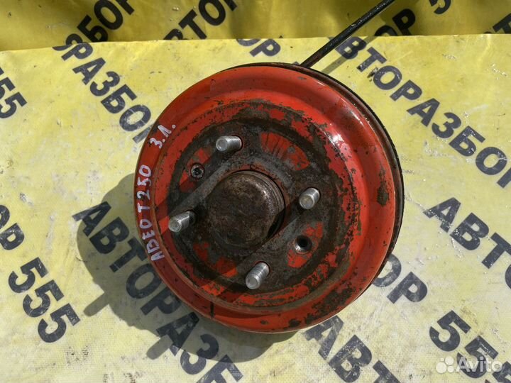 Барабан тормозной левый Chevrolet Aveo T250