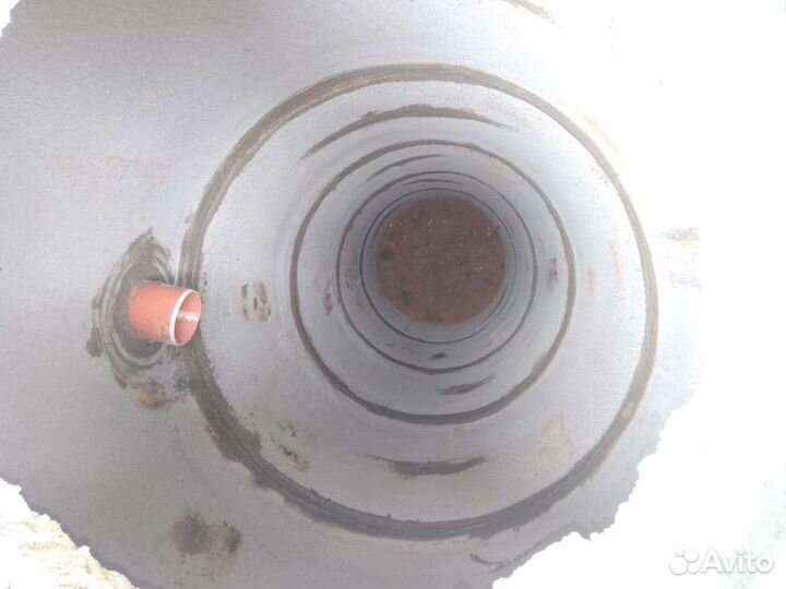 Септик из бетонных колец установка жби колец транш