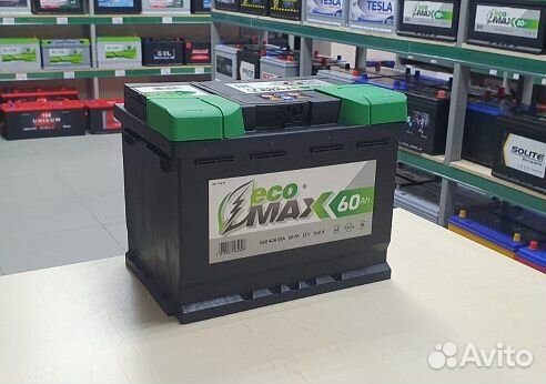 Аккумулятор EcoMax 12V 60Ah 540A
