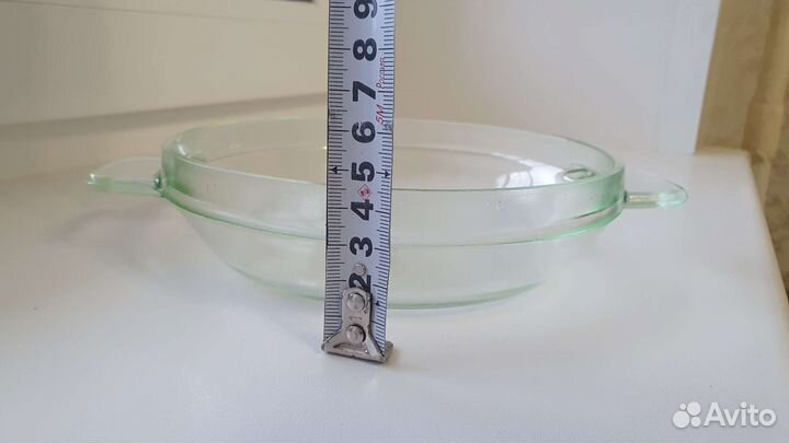 Жаропрочное стеклянное блюдо