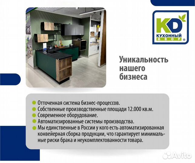 Франшиза мебельной фабрики. Кухонный Двор