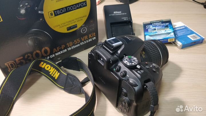 Фотоаппарат Nikon D5300 kit с минимальным пробегом