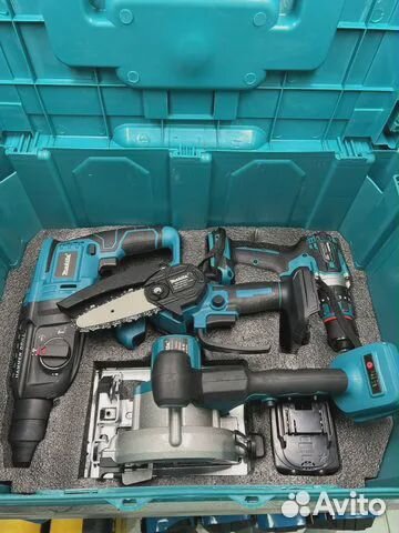 Аккумуляторный набор makita 6 в 1 makita