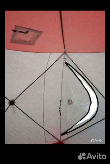 Палатка зимняя для рыбалки+Печка с комплектом труб