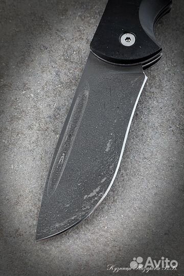 Нож складной Орел сталь х12мф накладки акрил черны
