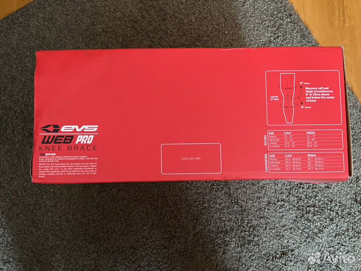 Защита колена EVS WEB PRO knee brace