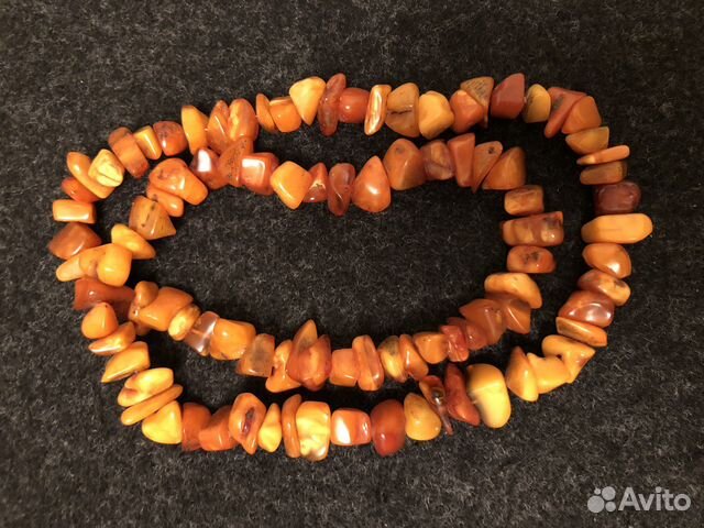 Янтарные бусы СССР