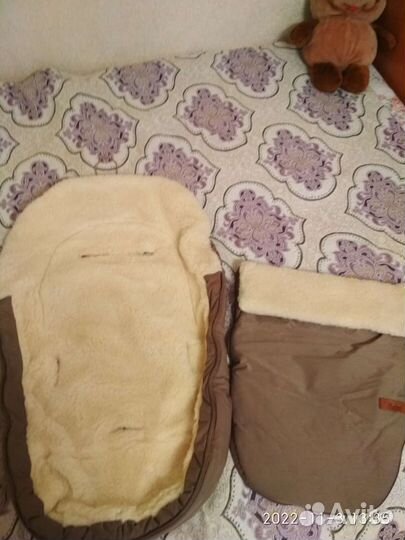 Зимний конверт в коляску 