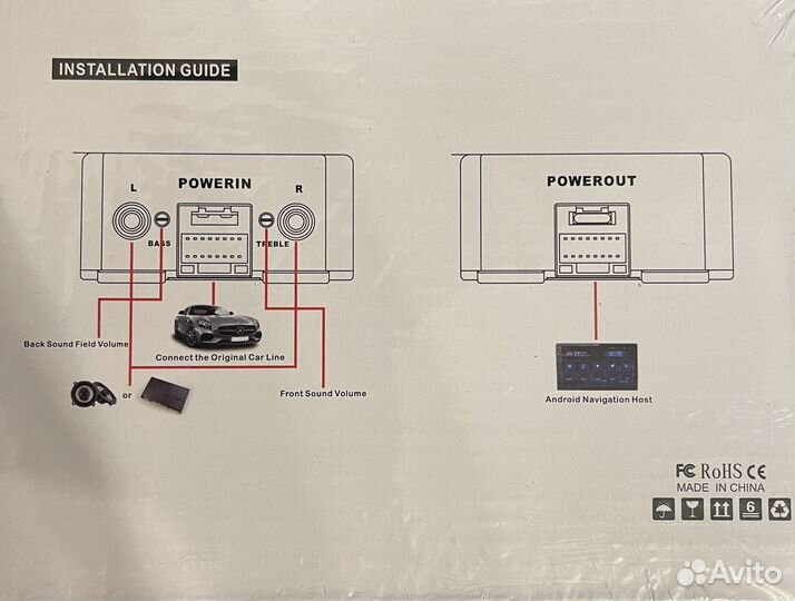 Усилитель для андроид магнитолы 4x80W Pioneer DSP