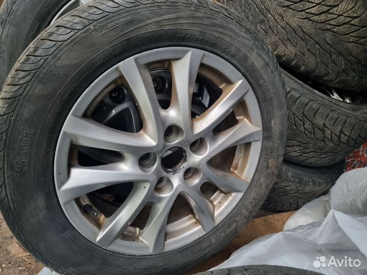 Диски mazda 5x114.3 r16/205/55