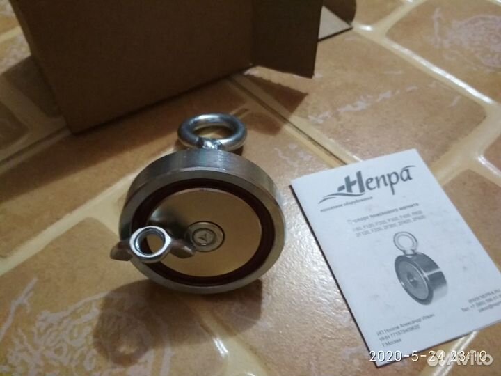 Поисковый магнит неодимовый новый непра F120