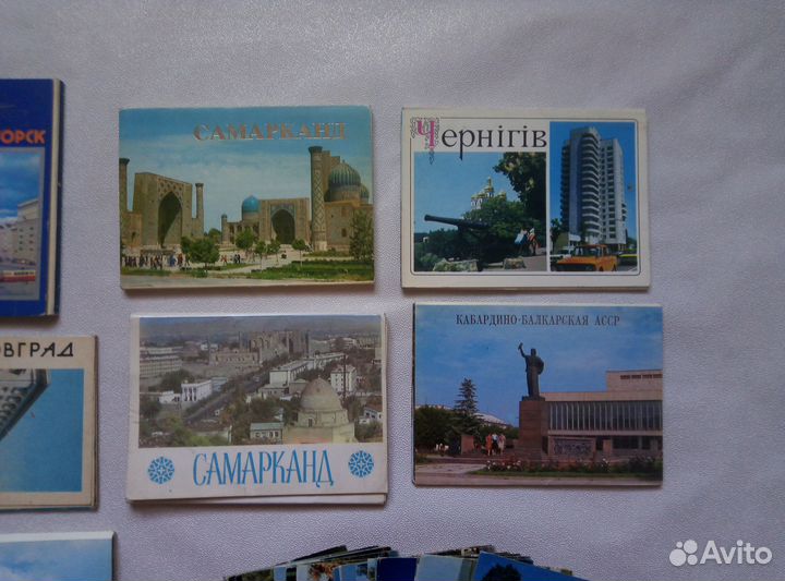 Набор открыток, Почтовые карточки СССР