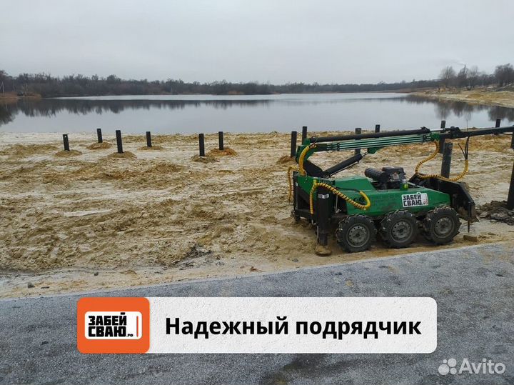 Винтовые сваи под ключ / Фундамент для лстк