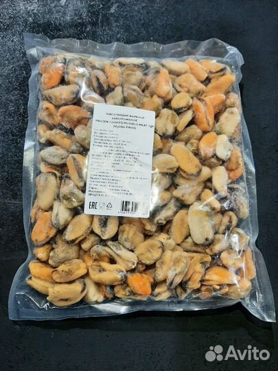 Мясо голубых мидий 200/300