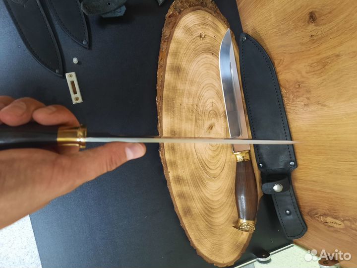 Нож пластунский Засапожный для забоя