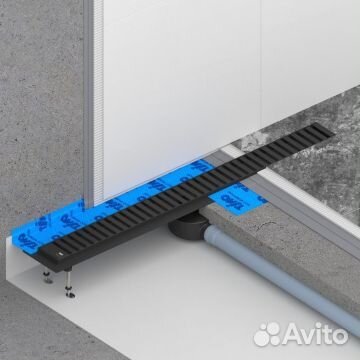 Душевой лоток Timo Drain System 900, Черный