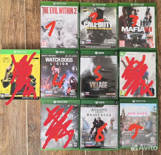 Игры на xbox One диски