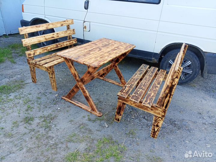 Дачный стол и стулья