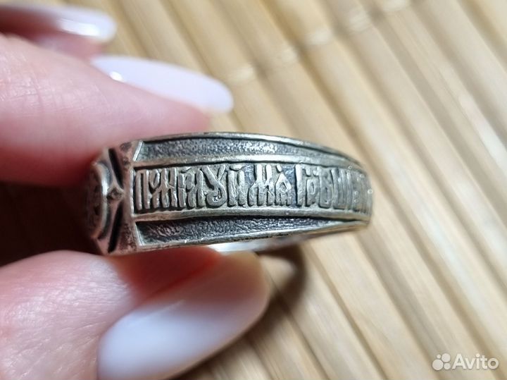 Мужская печатка серебро