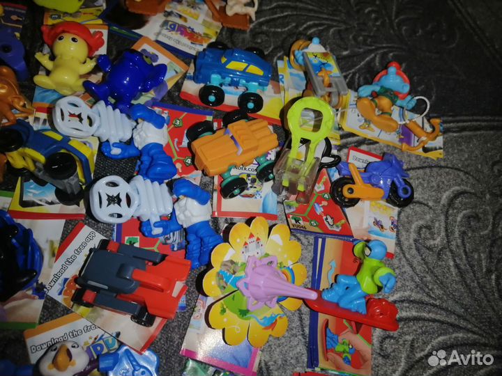 Игрушки из киндера с инструкцией, разная коллекция