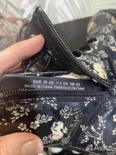 Ботинки H&M для девочки/ демисезон 29р