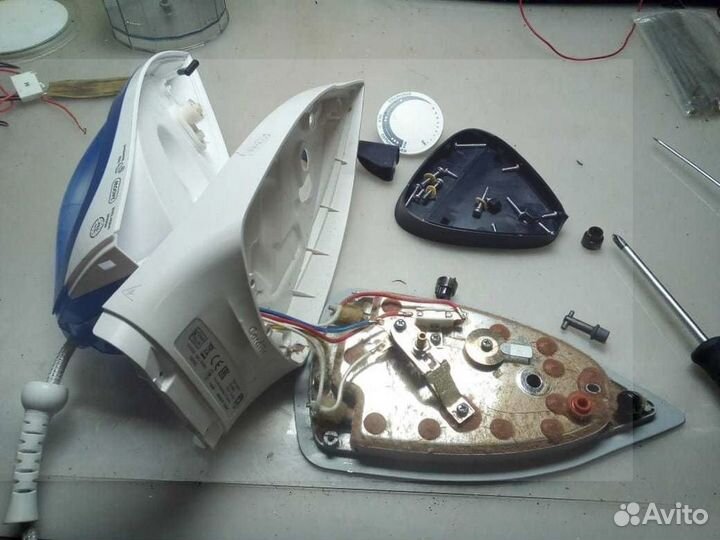 Ремонт утюгов отпаривателей пылесосов