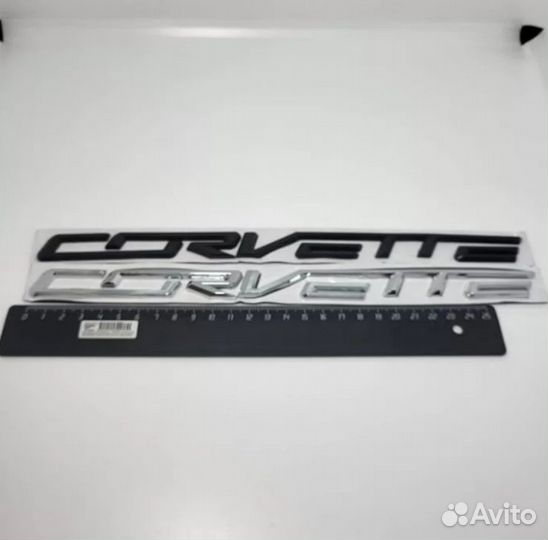 Надпись шильдик эмблема Corvette для Chevrolet