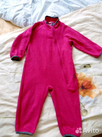 Флисовая поддева lassie р.86 и 98