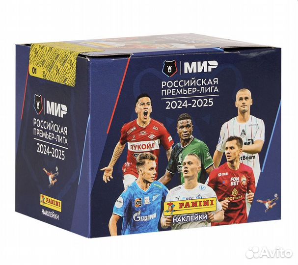 Наклейки Panini рпл 2024/2025. Альбомы, блоки