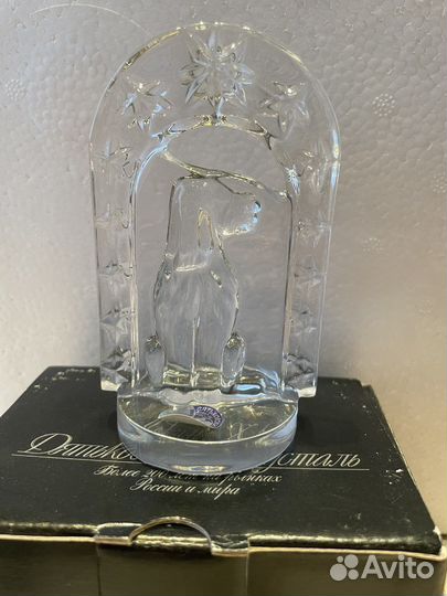 Дятьковский хрусталь. Сувенир Собака