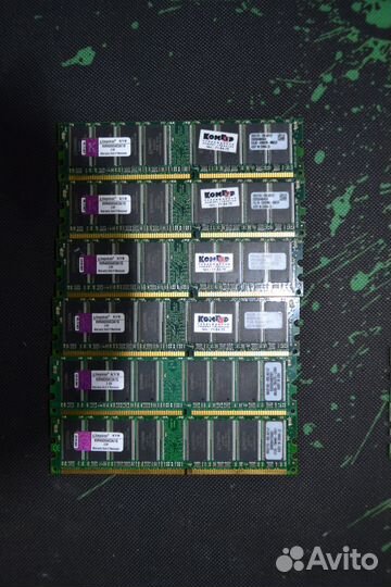 Оперативная память DDR-400 1GB и 512mb