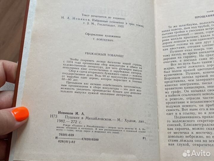 Новиков «Пушкин в Михайловском»