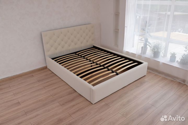 Кровать с подъемным механизмом 160х200 велюр