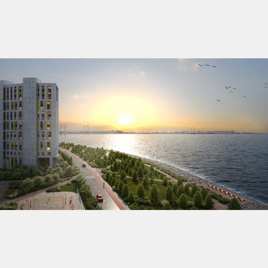 2-к. квартира, 68,6 м², 15/17 эт.