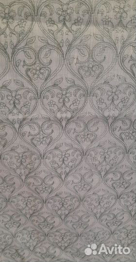 Ткань лён+х/б с вышивкой